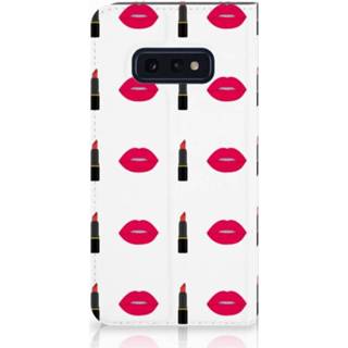 👉 Standcase Samsung Galaxy S10e Hoesje Design Lipstick Kiss 8720091194861