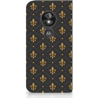 👉 Standcase Motorola Moto E5 Play Uniek Hoesje Franse Lelie 8720091208162