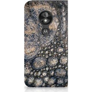 👉 Standcase Motorola Moto E5 Play Uniek Hoesje Krokodillenprint 8720091579958