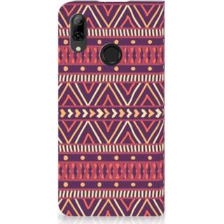 👉 Standcase purper Huawei P Smart (2019) Uniek Hoesje Aztec Purple 8720091783003