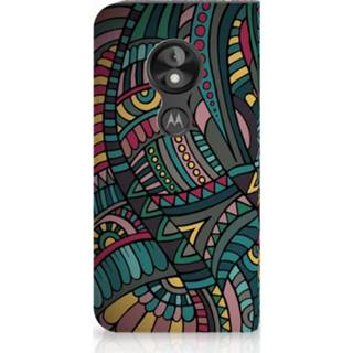 👉 Standcase Motorola Moto E5 Play Hoesje Design Aztec 8720091886599