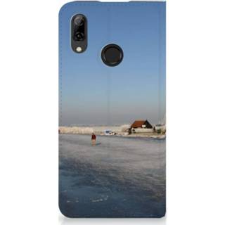 👉 Standcase Huawei P Smart (2019) Hoesje Design Schaatsers 8720091904286