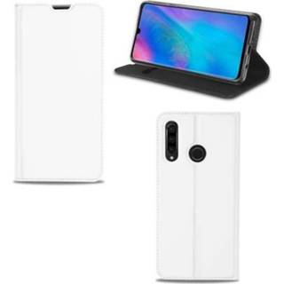 👉 Standcase wit Huawei P30 Lite Stand Case Hoesje met Pashouder 8720091241411