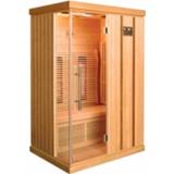 👉 Infraroodsauna hout frarood rechthoek Infrarood Sauna Trendy 125x103 cm 1800W 2 Persoons 9002827020149