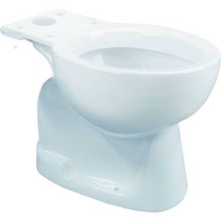 Toiletpot wit porselein vlakspoel staand toilet standaard Vrijstaande Van Marcke ISIFIX Vloeraansluiting (H(PK) 21.5 cm 6221006034125