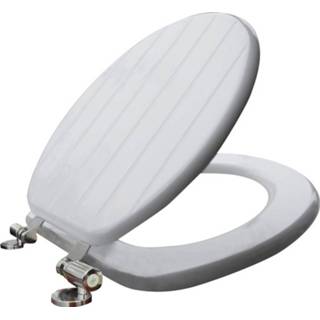 Toiletzitting wit MDF Toilet Zitting Van Marcke Stripe Softclose 5400220958450