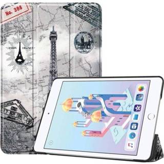 👉 Tri-Fold Series iPad Mini (2019) Smart Folio Hoesje - Eiffeltoren 5712579941459