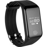 👉 Fitness tracker zwart TLW B3 0 66 inch OLED scherm armband Slimme waterdicht IP67 steun Sportmodus / continue hartslag Monitor slapen informatie Reminder(Black) 6922963306682