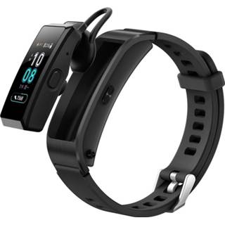 👉 Headset zwart Huawei TalkBand B5 Bluetooth 4.2 Fitness Tracking sport Slimme armband voor Android / iOS 1.13 inch AMOLED Touch 2.5D scherm steun Tracker stappenteller slapen Monitor(Black) 6922380907011