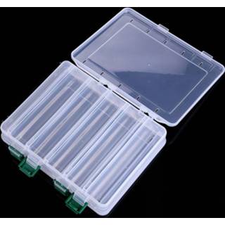 👉 Opbergdoos HENGJIA qt081-3 vijf Grid Double-Sided sub vak gereedschap dubbele laag Multi-function Fishing Tackle 8206664949064