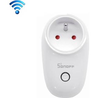 👉 Afstandsbediening Sonoff S26 WiFi Smart Power Plug Socket draadloze Timer / uit-schakelaar, compatibel met Alexa en Google Startpagina, ondersteuning voor iOS Android, EU Type F stekker 6922770265455