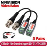 👉 Transceiver plastic 10pcs ABS CCTV Video Balun Accessories Passive Transceivers 2000ft Distance UTP BNC Cable CAT5