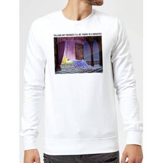 👉 Disney Sleeping Beauty I'll Be There In Five Sweatshirt - White - 5XL - Wit