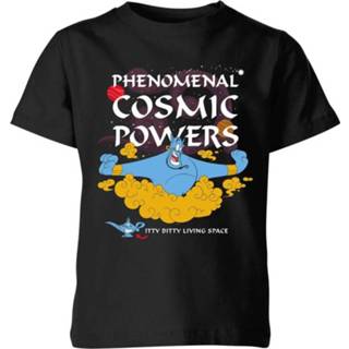 👉 Disney Aladdin Phenomenal Cosmic Power Kids' T-Shirt - Black - 11-12 Years - Zwart