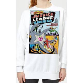 👉 Justice League Starro The Conqueror Cover Women's Sweatshirt - White - 4XL - Wit