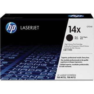 👉 Toner zwart HP 14X, 17 500 pagina's, OEM CF214X,