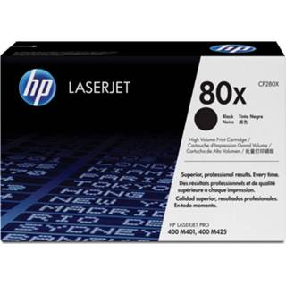 👉 Toner zwart HP 80X, 6 900 pagina's, OEM CF280X,