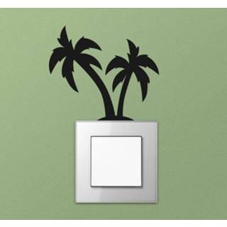 Muursticker nederlands boom palmboom stopcontact sticker