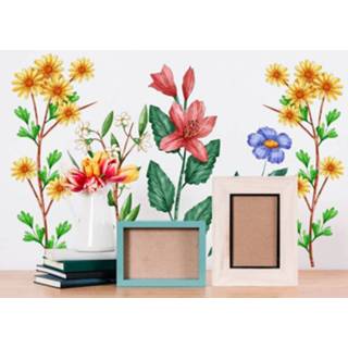 👉 Muursticker nederlands Muurstickers slaapkamer Botanische bloemen