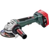 👉 Metabo WPB 18 LTX BL 115 QUICK 18V LiHD Accu haakse slijper set in koffer - 115mm - koolborstelloos