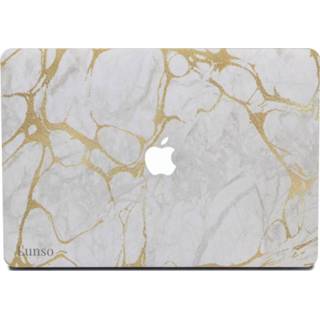 👉 Coverhoes kunststof Marble Stella hardcase hoes wit Lunso - cover MacBook Air 13 inch (2012-2017) 9145425575175