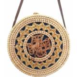 👉 Schoudertas vrouwen Bali Rattan Bags Handmade Round Straw For Women 2019 Beach Shoulder Bag Hollow Handwoven Crossbody Bohemia Ladies Handbags