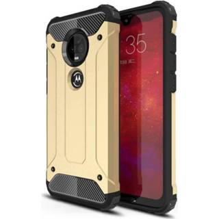 👉 Goud backcover hoes Lunso - Armor Guard Motorola Moto G7 / Plus 9145425575298