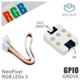 Grove zeef M5Stack Official Mini RGB Unit with NeoPixel LED Light x3 GPIO Connector