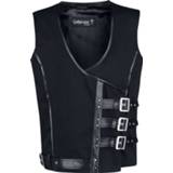 👉 Gilet vest zwart Gothicana by EMP Akephalos 4060587369125