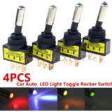 👉 Switch 4PCS 12V 20A Car Auto LED Light Toggle Rocker 3Pin SPST ON/OFF Sales for vehicles, boats