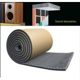 👉 Luidspreker zwart GHXAMP 0.2*1Meter Speaker Sound Absorbing Cotton Insulation Bookshelf Bass Home Wave Black Retardant Self-adhesive