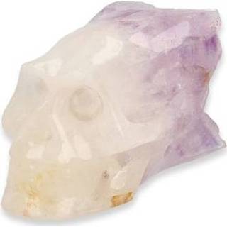 👉 Active Edelstenen Schedel Bergkristal - Amethist (Model 1)