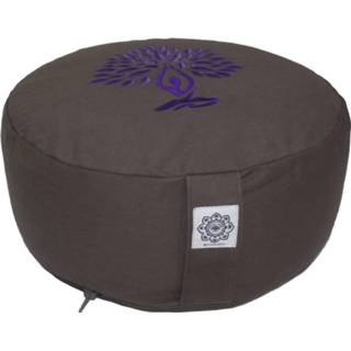 👉 Purper active Meditation Cushion Dyed Cotton Yoga Tree Purple 8901505158208
