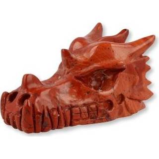 👉 Rood active Draken Schedel A Jaspis 8718561049247