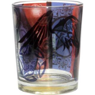 👉 Kaarshouder active Printed Glass - Pentagram Raven