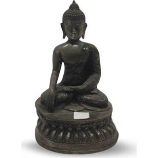 👉 Boeddha zilverkleurig active - 20 cm