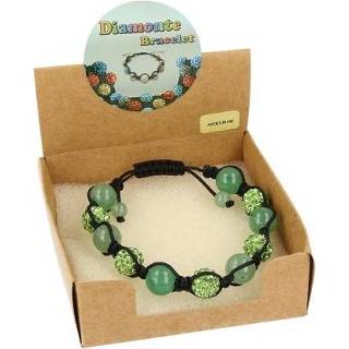 👉 Armband groen active Edelstenen Shamballa Aventurijn (Model 2) 8718561028730