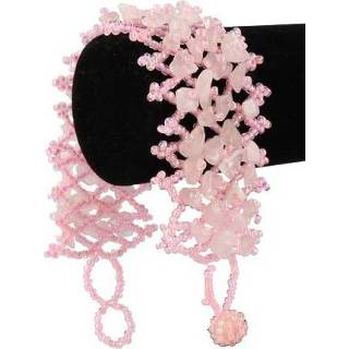 👉 Edelsteen armband roze active Edelstenen Kwarts (18-20 cm) 8718561052841