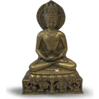 👉 Zittende Boeddha active met Kroon - 36 cm 7440841818854
