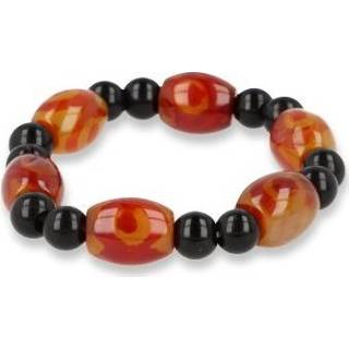 👉 Armband active Edelstenen Rek Carneool - Onyx 8718561053282