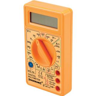 Digitale multi meter active Silverline 589681 multimeter - AC/DC 500V&DC 5A 5055058145277