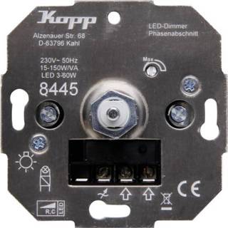 👉 Gloeilamp Kopp 844500001 Dimmer (inbouw) Geschikt voor lampen: Gloeilamp, Halogeenlamp, LED-lamp 4008224631334