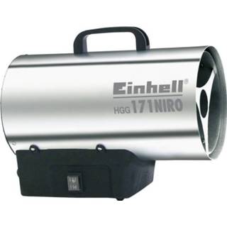 👉 Zwart Einhell HGG 171 Niro Warmtekanon 17000 W 160 mÂ² Zilver-zwart 4006825502183