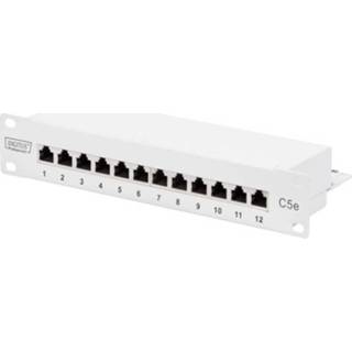 👉 Digitus Netwerk-patchpanel 12 poorten CAT 5e 1 HE 4016032444879