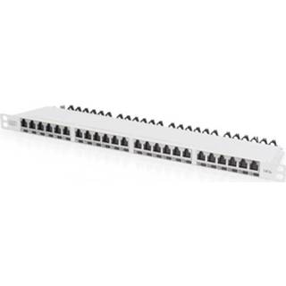 👉 Digitus Netwerk-patchpanel 24 poorten CAT 6A 0.5 HE 4016032444848