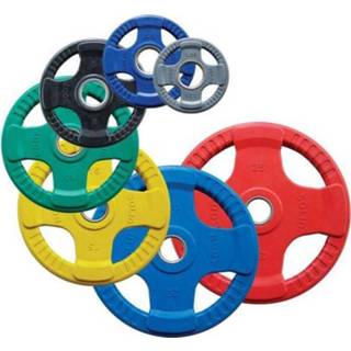 👉 Halterschijf Body-Solid Gekleurde Rubberen Olympische Halterschijven 50 mm ORCK - per stuk 5412345003526