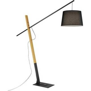 👉 Vloerlamp zwart hout LED E27 60 W Paul Neuhaus KATI 526-18 Zwart, 4012248324615