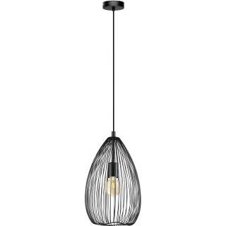 👉 Hanglamp zwarte active Eglo Clevedon 49141 9002759491413