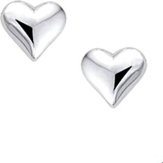 👉 Oorknop glanzen zilver glanzend hart vrouwen active zilverkleurig TFT Oorknoppen 5.5 mm x 6 8718834077977