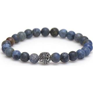 👉 Armband zilver rekarmband active vrouwen blauw Karma 86772 Oxygen Silver Bead 20 cm